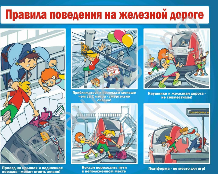 Правила поведения на железной дороге.